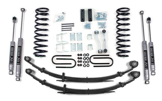 BDS 1984-2001 JEEP CHEROKEE XJ 3" LIFT KIT,NITRO SHOCKS,DANA 35,LEAF SPRINGS