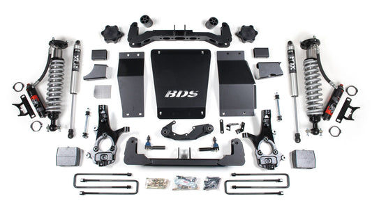 BDS 2014-2018 CHEVY,GMC 1500 4WD STAMP/ALUM ARMS,6" LIFT BLOCK KIT,FOX 2.0