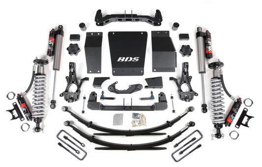BDS 2014-2018 CHEVY,GMC 1500 4WD CAST STEEL ARMS,6" LIFT LEAF SPRINGS,FOX 2.5