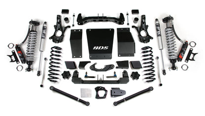 BDS 15-19 TAHOE,YUKON,SUBURBAN 4WD STAMP/ALUM ARMS,6" LIFT KIT,FOX 2.5 PER ELITE