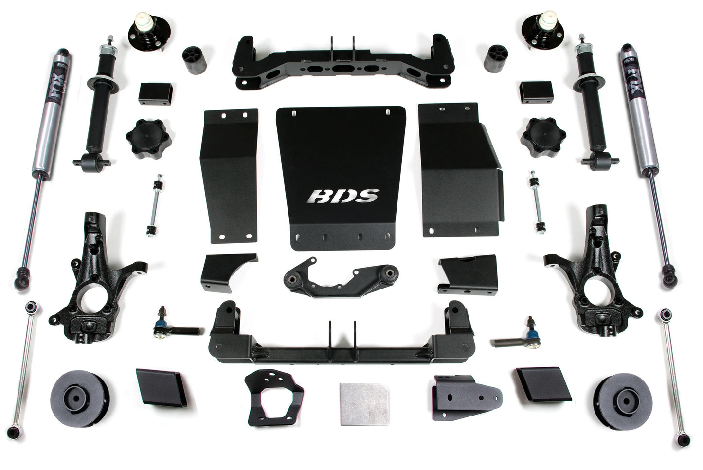 BDS 15-19 TAHOE,YUKON,SUBURBAN 4WD STAMPED/ALUM ARMS,4" LIFT KIT,WITH FOX SHOCKS