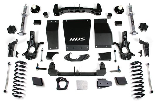 BDS 15-19 TAHOE,YUKON,SUBURBAN 4WD CAST STEEL ARMS,6" LIFT KIT,AUTORIDE EQUIPPED