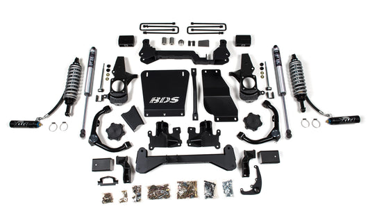 BDS 01-10 GM 2500HD,3500HD,4.5" LIFT KIT,WITH FOX 2.5 COILOVERS