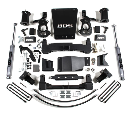 BDS 2014-2018 CHEVY,GMC 1500 4WD STAMPED/ALUM ARMS,8" LIFT KIT,NITRO SHOCKS