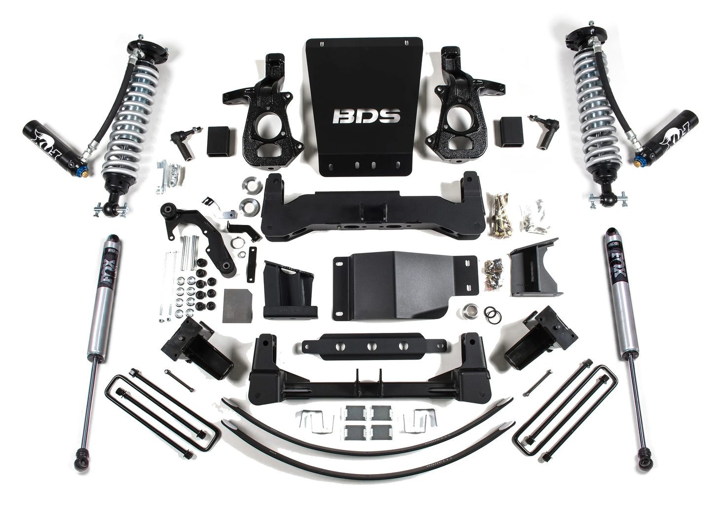 BDS 2014-2018 CHEVY,GMC 1500 4WD CAST STEEL ARMS,8" LIFT KIT,FOX 2.5 SHOCKS