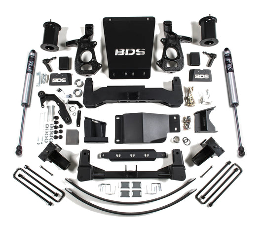 BDS 2014-2018 CHEVY,GMC 1500 4WD CAST STEEL ARMS,8" LIFT KIT,FOX 2.0 SHOCKS