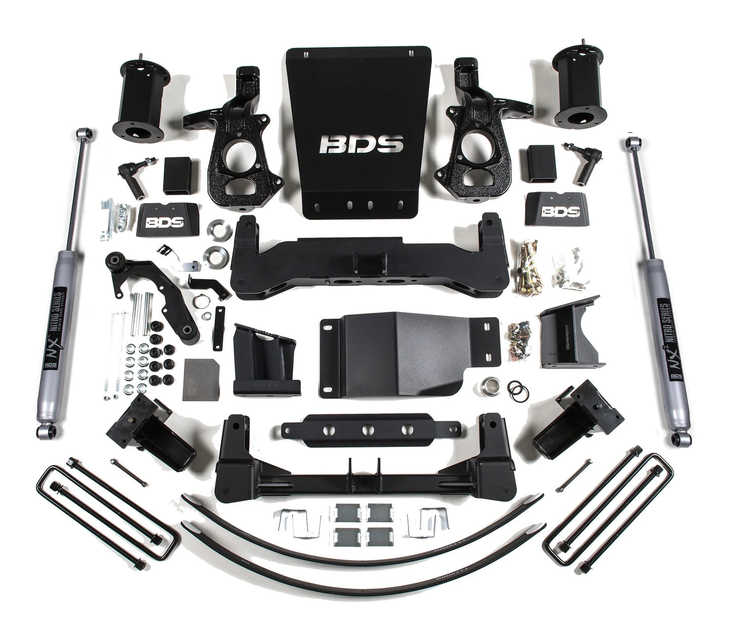BDS 2014-2018 CHEVY,GMC 1500 4WD CAST STEEL ARMS,8" LIFT KIT,NITRO SHOCKS
