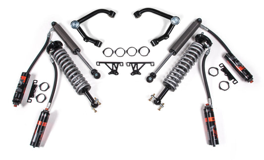 BDS 2007-2018 CHEVY,GMC 1500 4WD,CAST OE ARMS,2" LEVELING KIT,FOX 2.5 PIGGYBACK