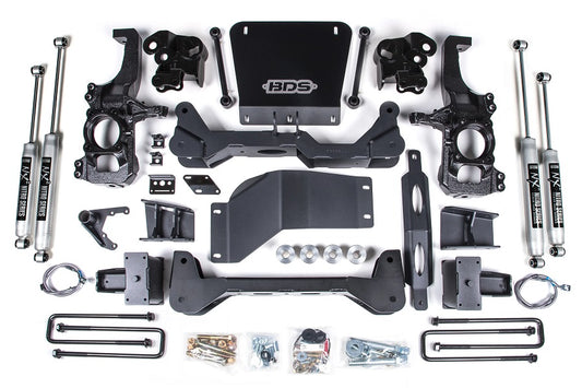 BDS 20-25 GM 2500HD,3500HD 5" BLOCK W/O OVERLOAD,5" LIFT KIT,NITRO SHOCKS