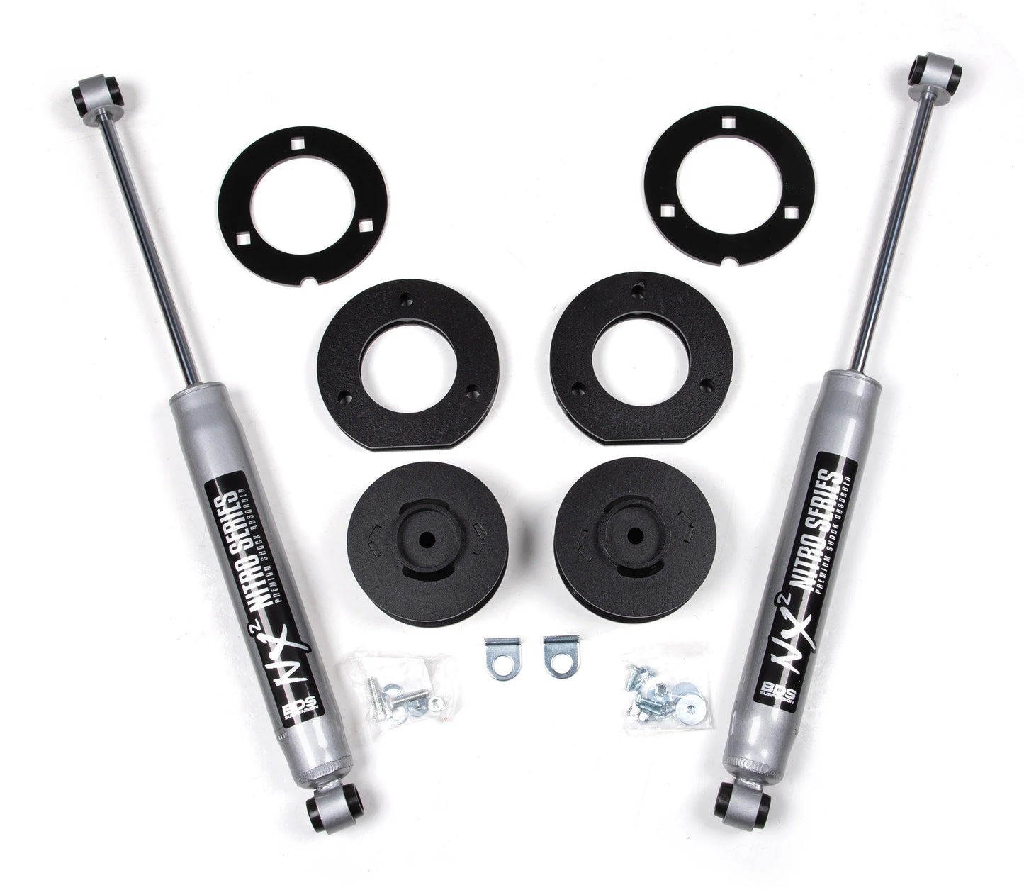 BDS 07-19 TAHOE,YUKON,SUBURBAN 4WD,2" LIFT KIT WITH NITRO SHOCKS