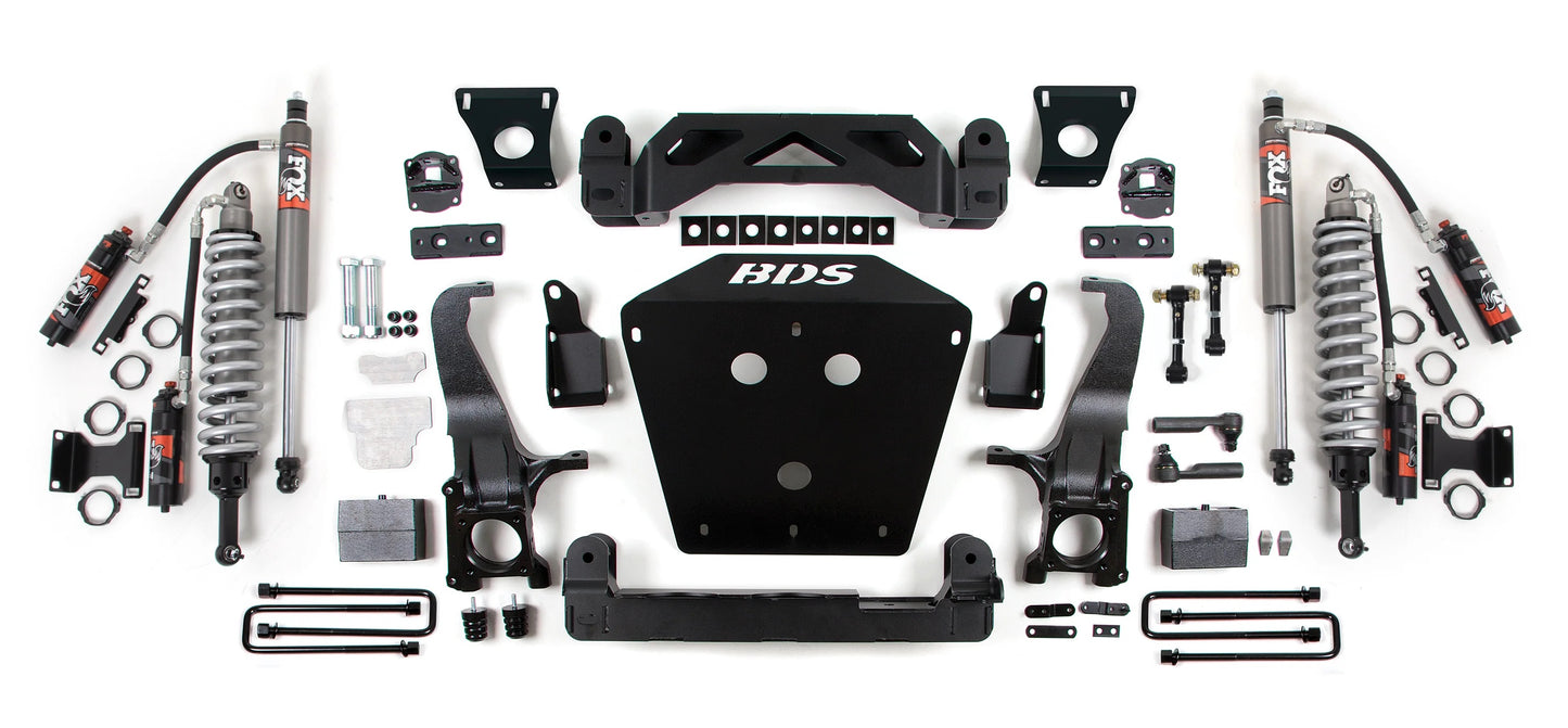 BDS 2016-2021 TOYOTA TUNDRA 7" LIFT KIT,FOX 2.5 FRONT & REAR COILOVERS