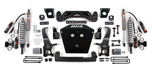 BDS 2016-2021 TOYOTA TUNDRA 7" LIFT KIT,FOX 2.5 FRONT & REAR COILOVERS