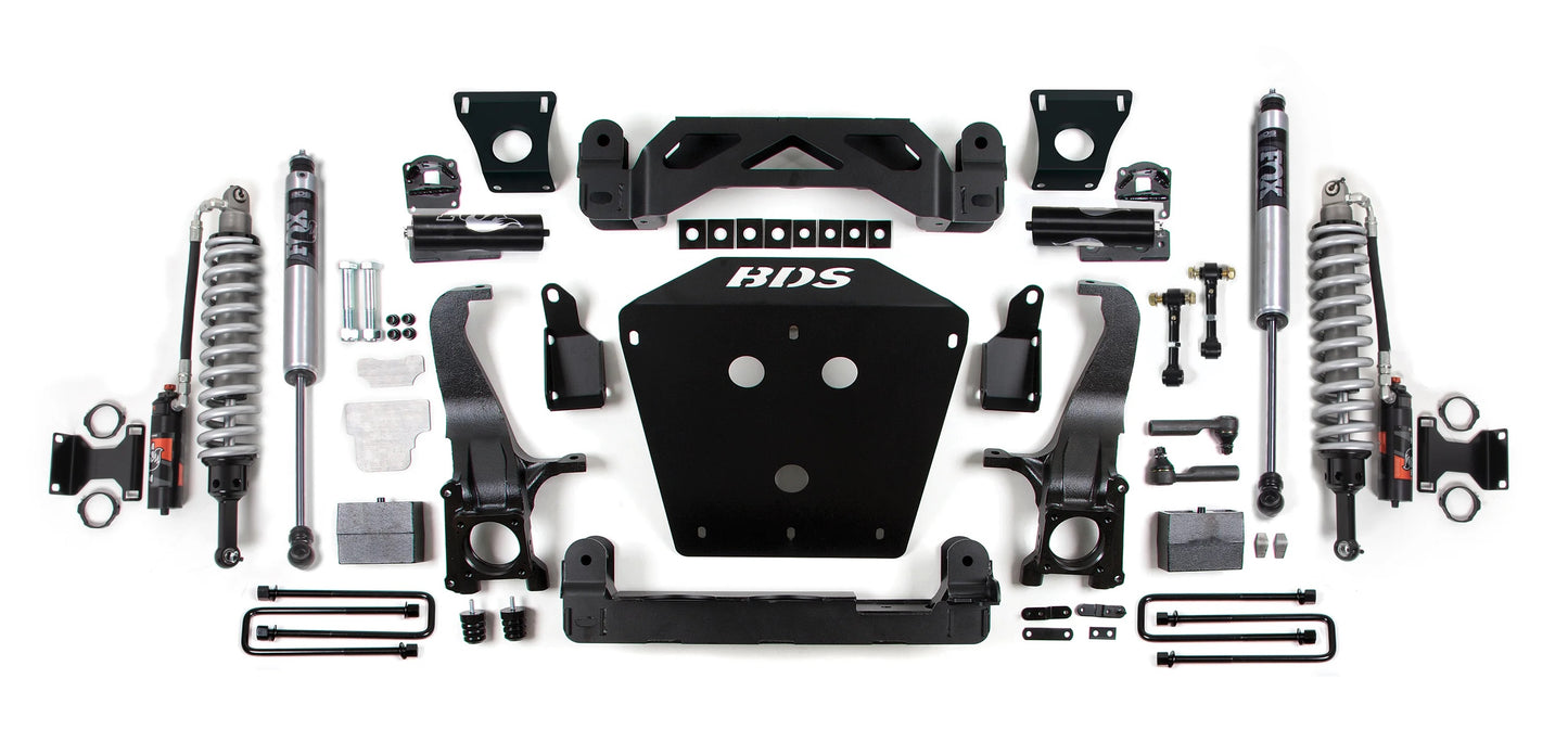 BDS 2016-2021 TOYOTA TUNDRA 7" LIFT KIT,FOX 2.5 FRONT COILOVERS