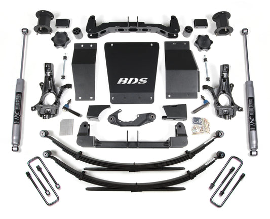 BDS 15-19 TAHOE,YUKON,SUBURBAN 4WD CAST STEEL ARMS,4.5" LIFT KIT,W/ NITRO SHOCKS