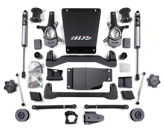 BDS 07-14 TAHOE,YUKON,SUBURBAN 4WD,4.5" LIFT,3" REAR,WITH FOX SHOCKS
