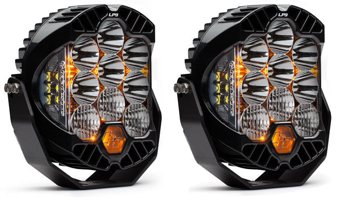 BAJA DESIGNS LP9 PRO LED DRIVING HEADLIGHTS WITH WIRING HARNESS,OFF-ROAD LIGHTS