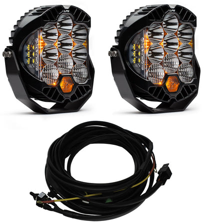 BAJA DESIGNS LP9 PRO LED DRIVING HEADLIGHTS WITH WIRING HARNESS,OFF-ROAD LIGHTS