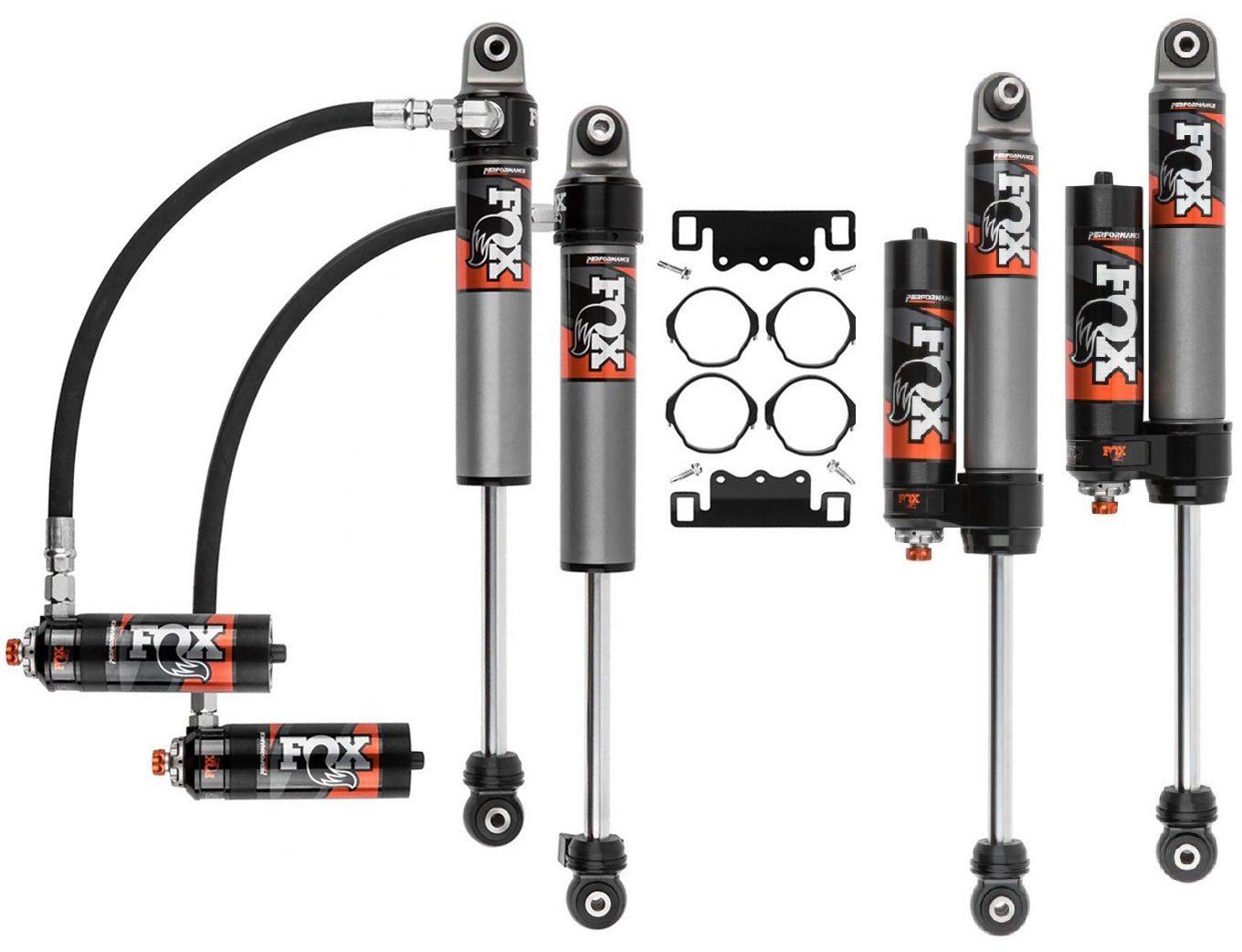 20-23 GLADIATOR FOX 2.5 PERFORMANCE ELITE FRONT & REAR SHOCKS FOR 2-3" LIFT KITS