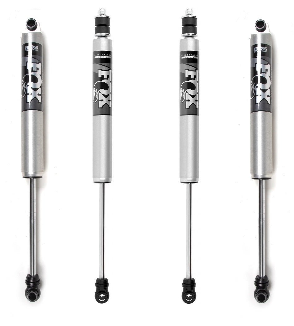 FOX 2.0 SHOCK SET,FRONT & REAR,01-06 CHEVY/GMC 1500,01-10 2500HD,7" LIFT