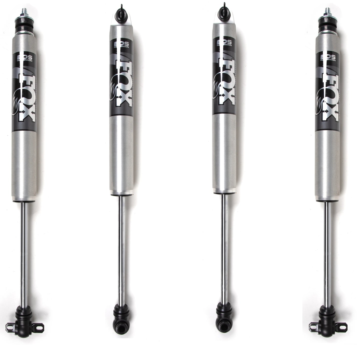 FOX 2.0 SHOCK SET,FRONT & REAR,1984-2001 CHEROKEE XJ,3" LIFT