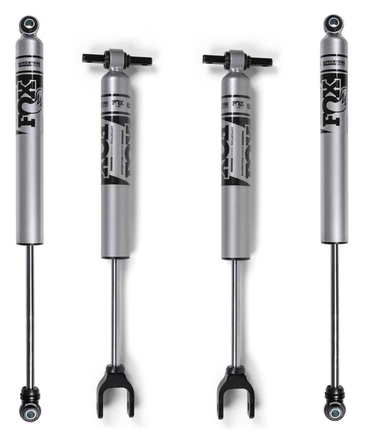 FOX ADV SHOCK SET,FRONT & REAR,2011-2019 SILVERADO,SIERRA 2500,3500HD,2" LIFT