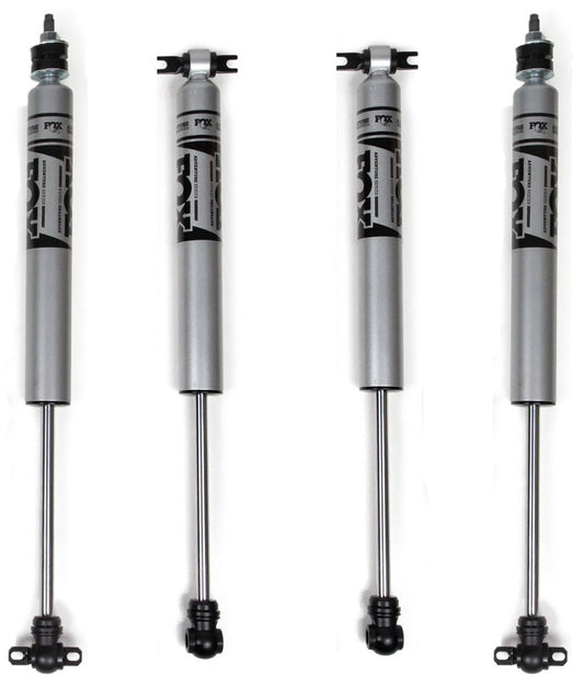 FOX ADVENTURE SHOCK SET,FRONT & REAR,97-06 JEEP WRANGLER TJ,3" - 4.5" LIFT