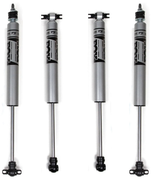 FOX ADVENTURE SHOCK SET,FRONT & REAR,97-06 JEEP WRANGLER TJ,2" LIFT