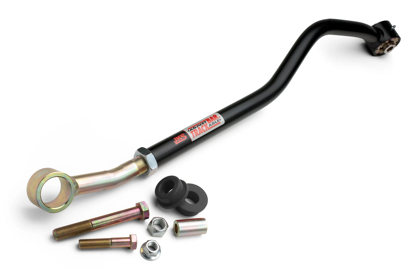 JKS 93-06 JEEP TJ,LJ,XJ,MJ,ZJ FRONT ADJUSTABLE TRACK BAR WITH GREASABLE JOINTS