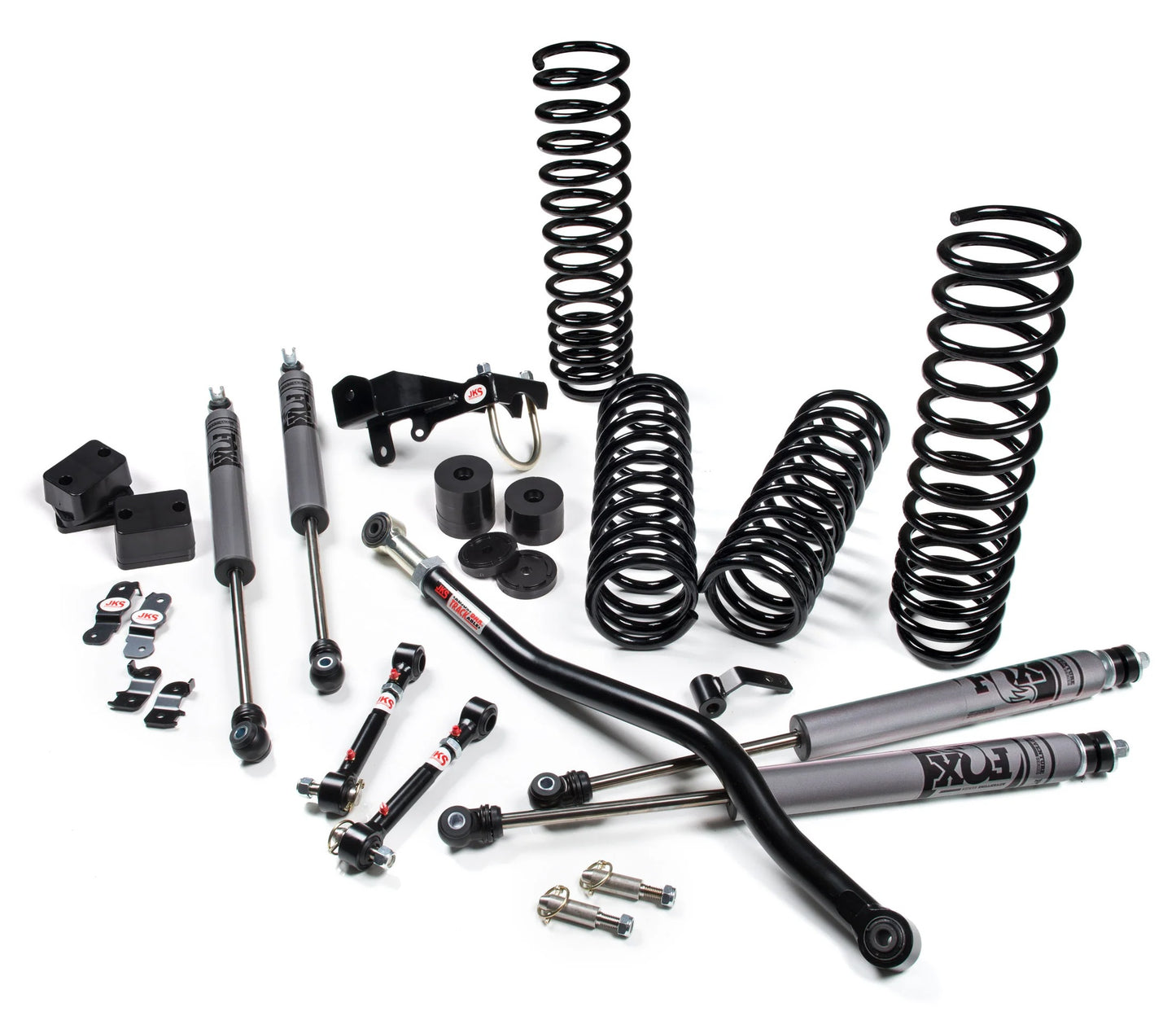 JKS 07-18 WRANGLER JK J-VENTURE 4DR 3.5IN SYSTEM W/ FOX ADVENTURE SERIES SHOCKS
