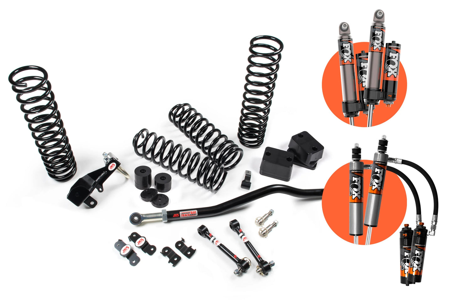 JKS 07-18 WRANGLER JK 4DR 2.5" J-VENTURE SUSP LIFT KIT W/FOX 2.5 PES R/R DSC 4WD