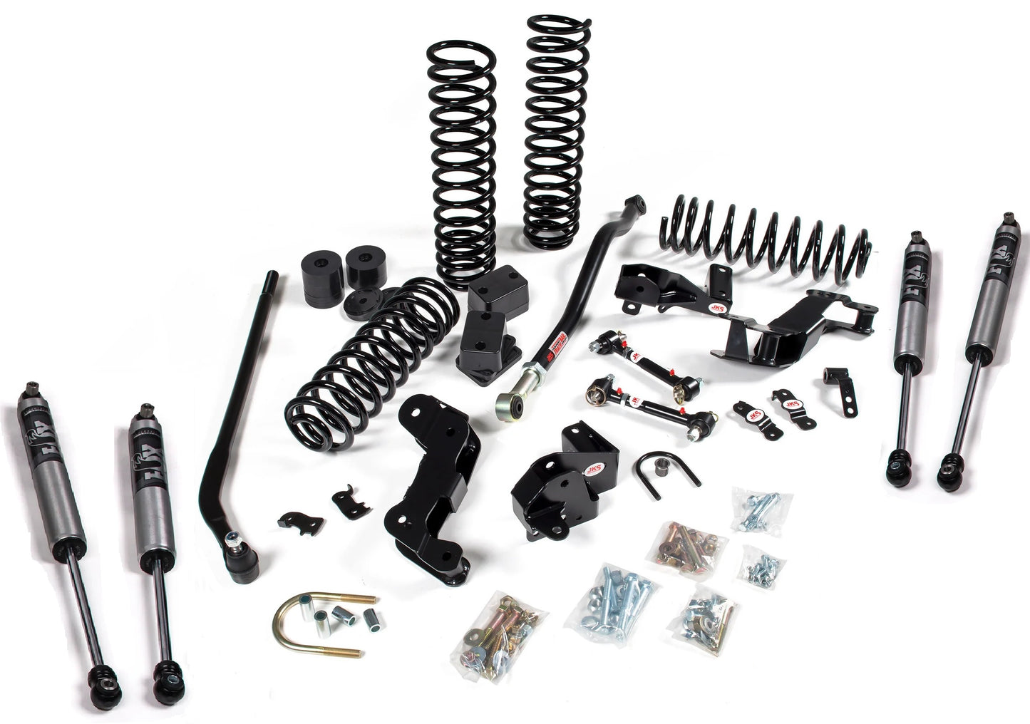 JKS 07-18 WRANGLER JK J-KONTROL 4DR 3.5IN SYSTEM W/ FOX 2.0 PERFORMANCE SHOCKS