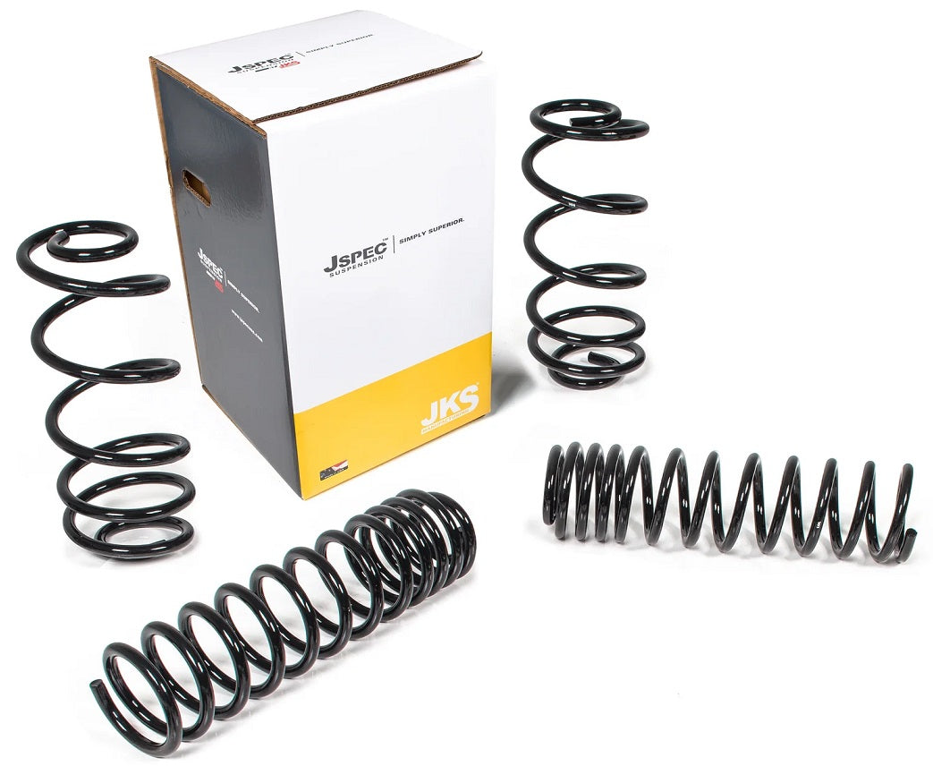 JKS JSPEC 4" FRONT & REAR COIL SPRING KIT,97-06 JEEP WRANGLER TJ LJ