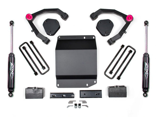 ZONE 2007-2013 CHEVY,GMC 1500 4WD TRUCK 3.5" UPPER CONTROL ARM LIFT KIT,W/SHOCKS