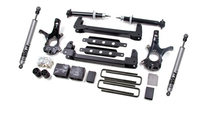 ZONE 2007-2013 CHEVY,GMC 1500 2WD SILVERADO,SIERRA 6.5" SUSPENSION LIFT KIT,FOX