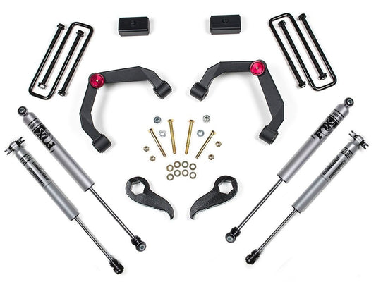 ZONE 2011-2019 CHEVY,GMC 2500HD,3500HD 4WD TRUCK OVERLOAD,3" LIFT KIT,FOX SHOCKS