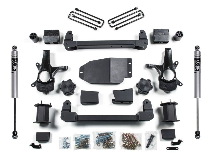 ZONE 2007-2013 CHEVY SILVERADO,GMC SIERRA 1500 4WD 6.5" SUSPENSION LIFT KIT,FOX