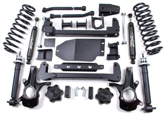 ZONE 2007-2014 TAHOE,YUKON 4WD 6.5" STRUT & DROP CROSSMEMBER LIFT,NITRO SHOCKS