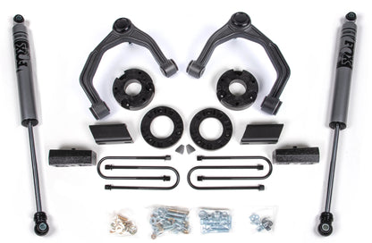 ZONE 2025 CHEVY,GMC 1500 4WD 3.5" SUSPENSION LIFT KIT WITH FOX SHOCKS