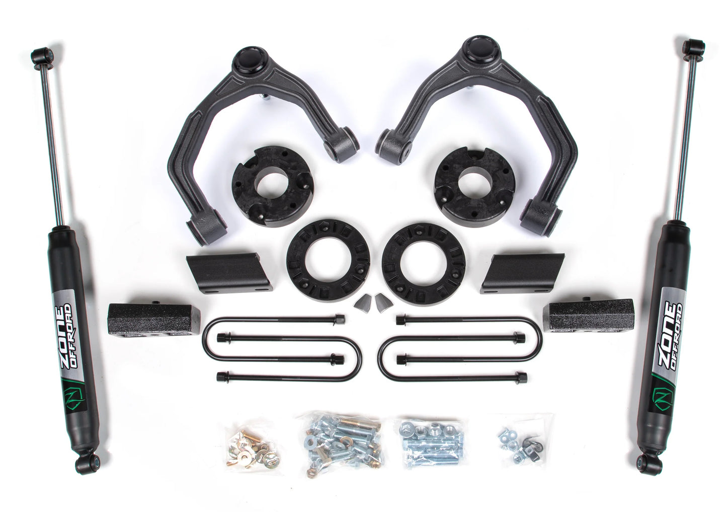 ZONE 2025 CHEVY,GMC 1500 4WD 3.5" SUSPENSION LIFT KIT WITH NITRO SHOCKS