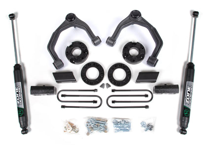 ZONE 2025 CHEVY,GMC 1500 4WD 3.5" SUSPENSION LIFT KIT WITH NITRO SHOCKS