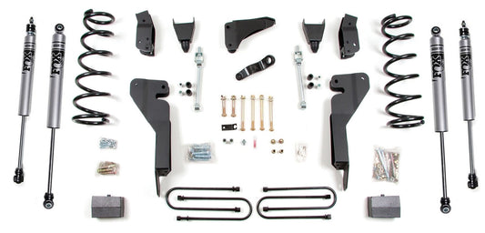 ZONE 2009-2013 DODGE RAM 2500,3500 4WD DIESEL,6" COIL SPRING LIFT,FOX SHOCKS