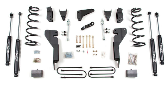 ZONE 2009-2013 DODGE RAM 2500,3500 4WD DIESEL,6" COIL SPRING LIFT,NITRO SHOCKS