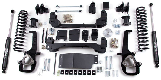 ZONE 2012 RAM 1500 6/3" STRUT SPACER LIFT KIT WITH LEVEL REAR END,NITRO SHOCKS