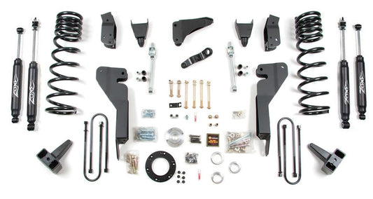 ZONE 2009-2013 DODGE RAM 2500,3500 4WD DIESEL,8" COIL SPRING LIFT,NITRO SHOCKS