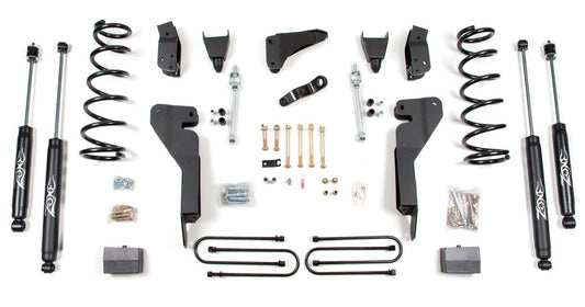 ZONE 2009-2013 DODGE RAM 2500,3500 4WD DIESEL,6" COIL SPRING LIFT,NITRO SHOCKS