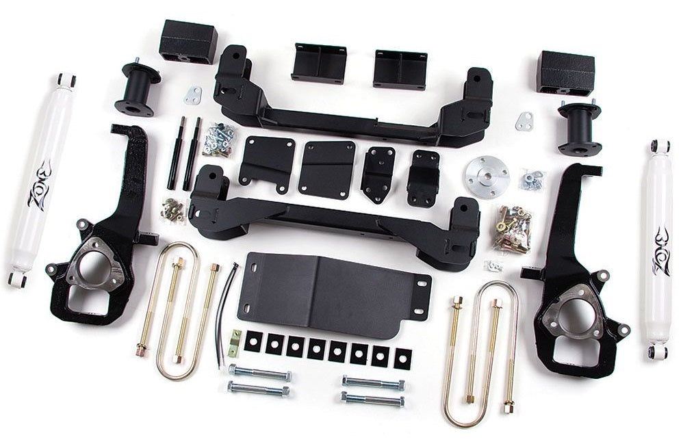 ZONE 2006-2008 DODGE RAM 1500 4WD 6" STRUT SPACER LIFT KIT,NITRO SHOCKS