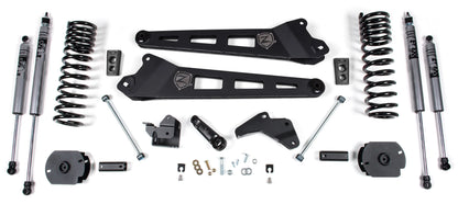 ZONE 2014-2018 RAM 2500 4WD DIESEL 4.5" RADIUS ARM LIFT KIT WITH FOX SHOCKS