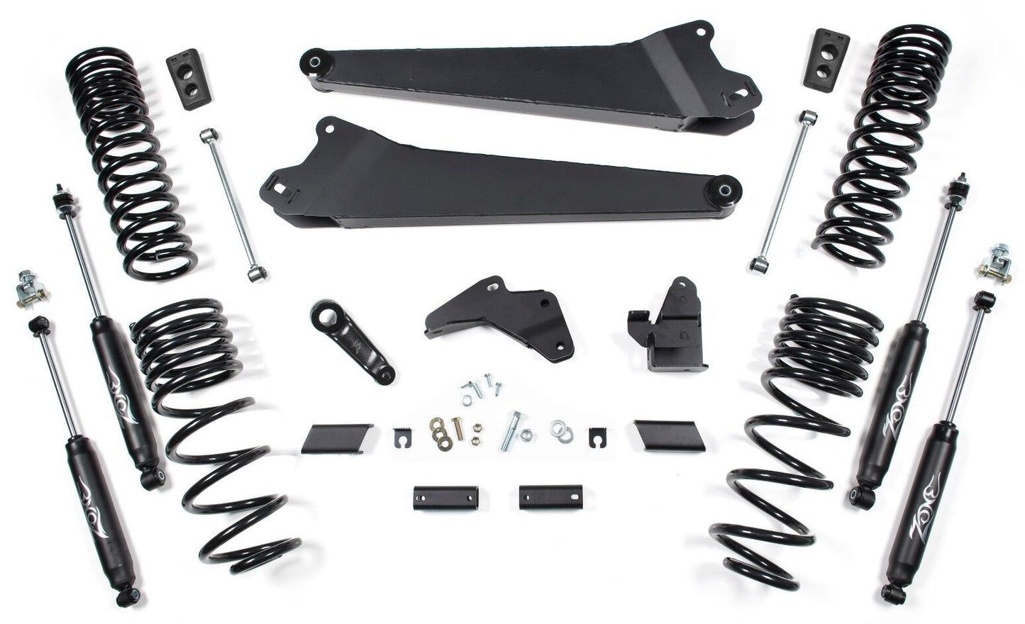 ZONE 2014-2018 RAM 2500 4WD DIESEL 6.5" RADIUS ARM LIFT KIT,NITRO SHOCKS