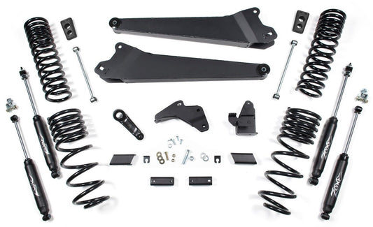 ZONE 2014-2018 RAM 2500 4WD DIESEL 6.5" RADIUS ARM LIFT KIT,NITRO SHOCKS