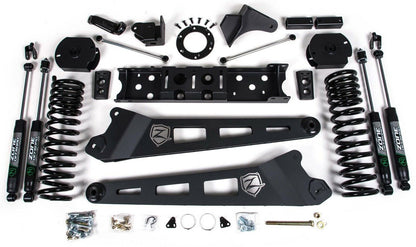 ZONE 2019-2024 RAM 2500 4.5" RADIUS ARM LIFT KIT,DIESEL,6-BOLT T-CASE,NITRO